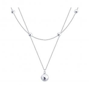 Серебряное колье Diamant 94-170-00250-1 фото