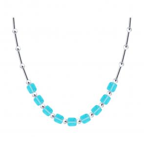 Серебряное колье Diamant со стеклом 94-170-00313-1 фото