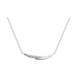 Серебряное колье Diamant с фианитом 94-170-00521-1 фото