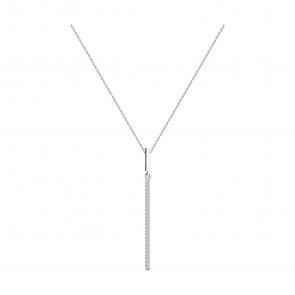 Серебряное колье Diamant с фианитом 94-170-01594-2 фото