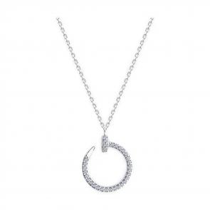 Серебряное колье Diamant с фианитом 94-170-02016-1 фото