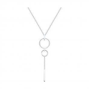 Серебряное колье Diamant с фианитом 94-170-02030-3 фото