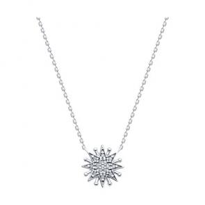 Серебряное колье Diamant с фианитом 94-170-02109-1 фото