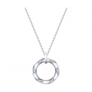 Серебряное колье Diamant с фианитом 94-170-02266-1 фото