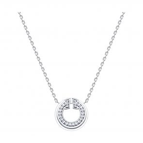 Серебряное колье Diamant с фианитом 94-170-02271-1 фото