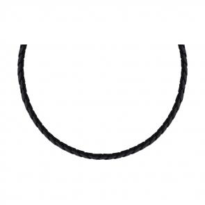 Кожаный шнурок с замком из серебра Diamant 94-180-01441-1 фото