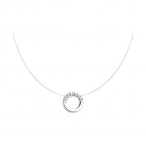 Колье на леске Diamant с фианитом 94-270-02695-1 фото