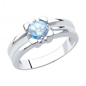 Серебряное кольцо Diamant с топазом 94-310-00593-1 фото