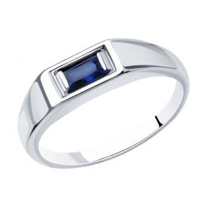 Серебряное кольцо Diamant с сапфировым корундом 94-310-00772-1 фото