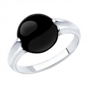 Серебряное кольцо Diamant с агатом 94-310-00896-1 фото