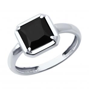 Серебряное кольцо Diamant с ониксом 94-310-01915-1 фото