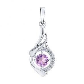 Серебряная подвеска Diamant 94-330-00379-3 фото