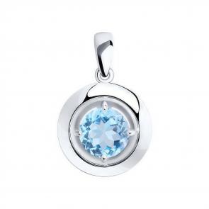 Серебряная подвеска Diamant с топазом 94-330-00782-1 фото