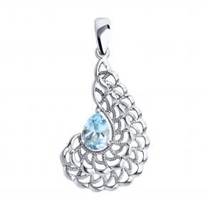 Серебряная подвеска Diamant с топазом 94-330-01895-1 фото