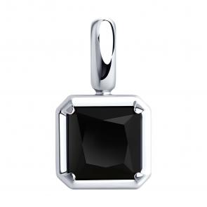 Серебряная подвеска Diamant с ониксом 94-330-01915-1 фото