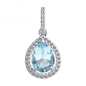 Серебряная подвеска Diamant 94-330-02047-1 фото