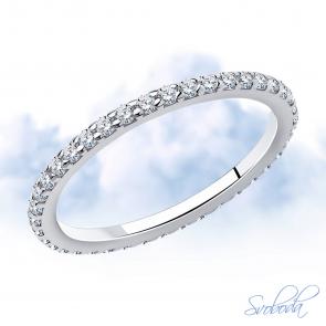 Серебряное кольцо SOKOLOV с фианитом 94010609-91 фото