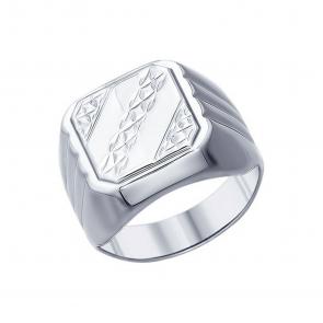 Серебряное кольцо SOKOLOV 94011233-91 фото