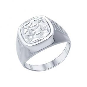 Серебряное кольцо SOKOLOV 94011236 фото