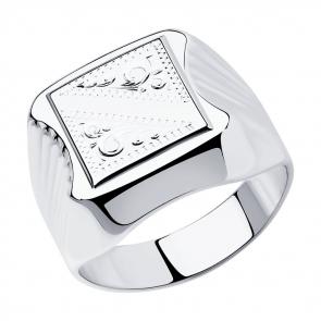 Серебряное кольцо SOKOLOV 94011505 фото