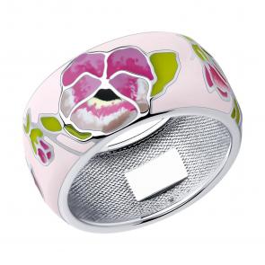 Серебряное кольцо SOKOLOV с эмалью 94012128 фото