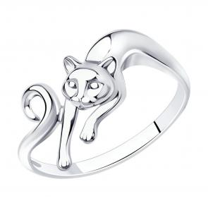 Серебряное кольцо SOKOLOV 94012323 фото