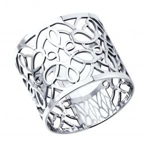 Серебряное кольцо SOKOLOV 94012486 фото