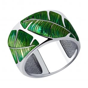 Серебряное кольцо SOKOLOV с эмалью 94012855 фото