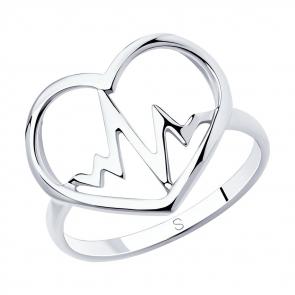 Серебряное кольцо SOKOLOV 94013089 фото