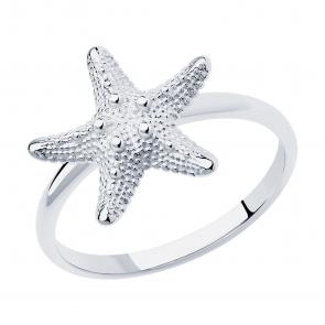 Серебряное кольцо SOKOLOV 94013136 фото