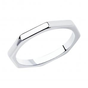 Серебряное кольцо SOKOLOV 94013228-91 фото