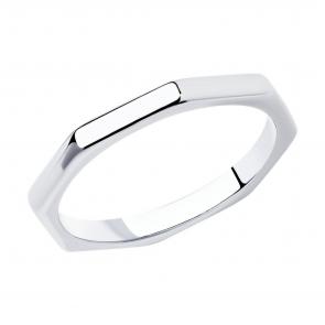 Серебряное кольцо SOKOLOV 94013228 фото