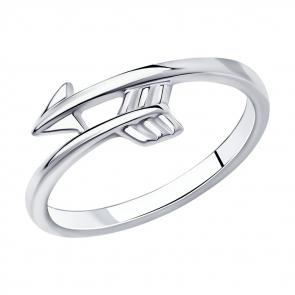 Серебряное кольцо Стрела SOKOLOV 94013231 фото