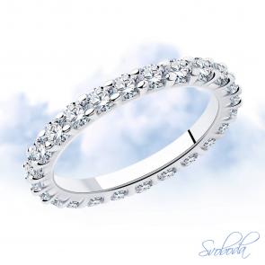 Серебряное кольцо SOKOLOV с фианитом 94013270-91 фото