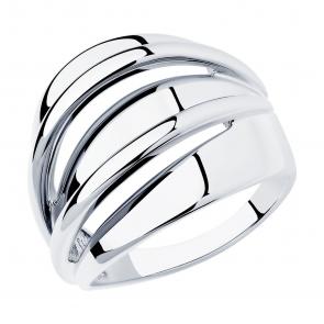 Серебряное кольцо SOKOLOV 94013287 фото