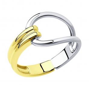 Кольцо из лимонного серебра SOKOLOV 94013340 фото