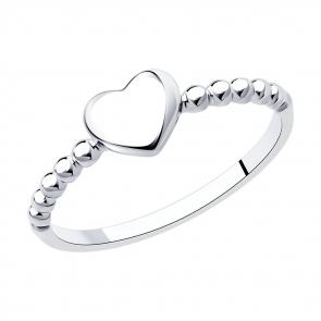 Серебряное кольцо SOKOLOV 94013368 фото