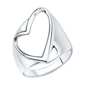 Серебряное кольцо SOKOLOV 94013537 фото