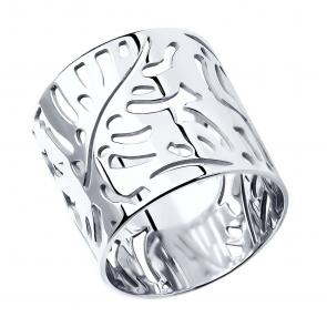 Серебряное кольцо SOKOLOV 94013600 фото