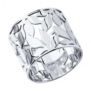 Серебряное кольцо SOKOLOV 94013601 фото