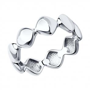 Серебряное кольцо SOKOLOV 94013629 фото