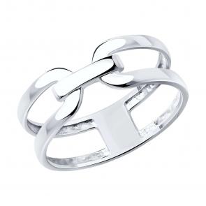 Серебряное кольцо SOKOLOV 94013692 фото