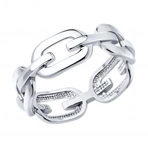 Серебряное кольцо SOKOLOV 94013693 фото