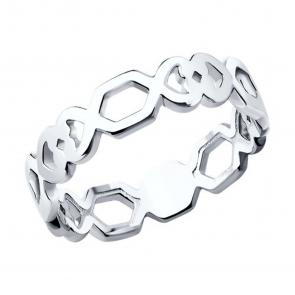 Серебряное кольцо SOKOLOV 94013700 фото