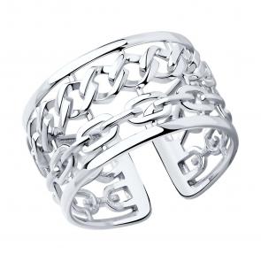 Серебряное кольцо SOKOLOV 94013725 фото