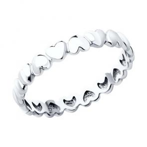 Серебряное кольцо SOKOLOV 94013751 фото