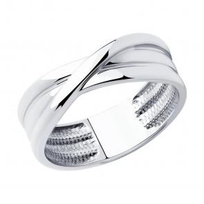 Серебряное кольцо SOKOLOV 94013829-91 фото