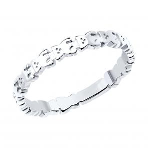 Серебряное кольцо SOKOLOV 94013865 фото