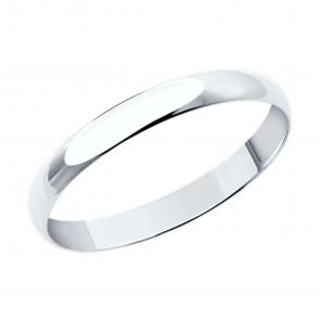 Серебряное обручальное кольцо SOKOLOV 94014033-91 фото