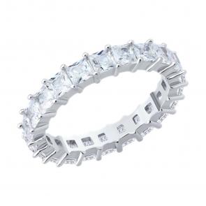 Серебряное кольцо SOKOLOV с фианитом 94014126-91 фото